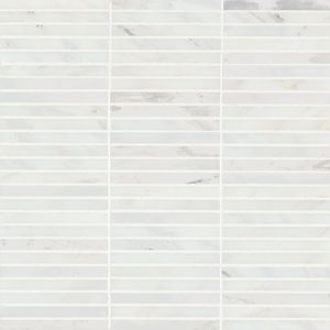 Chroma 2" x 18" Glossy Porcelain Field Tile in White