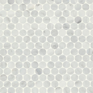 Waterbrook Jumbo Sliced Pebble Mosaic in Super Black