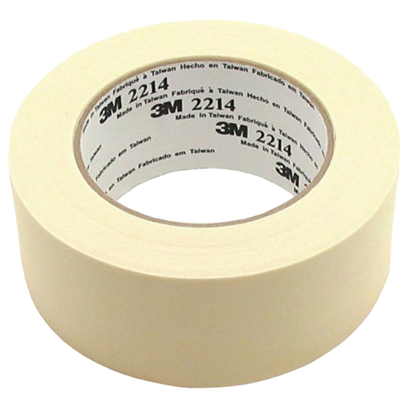 A Bottini 2 in. x 54.8 m. Utility Grade Masking Tape in White