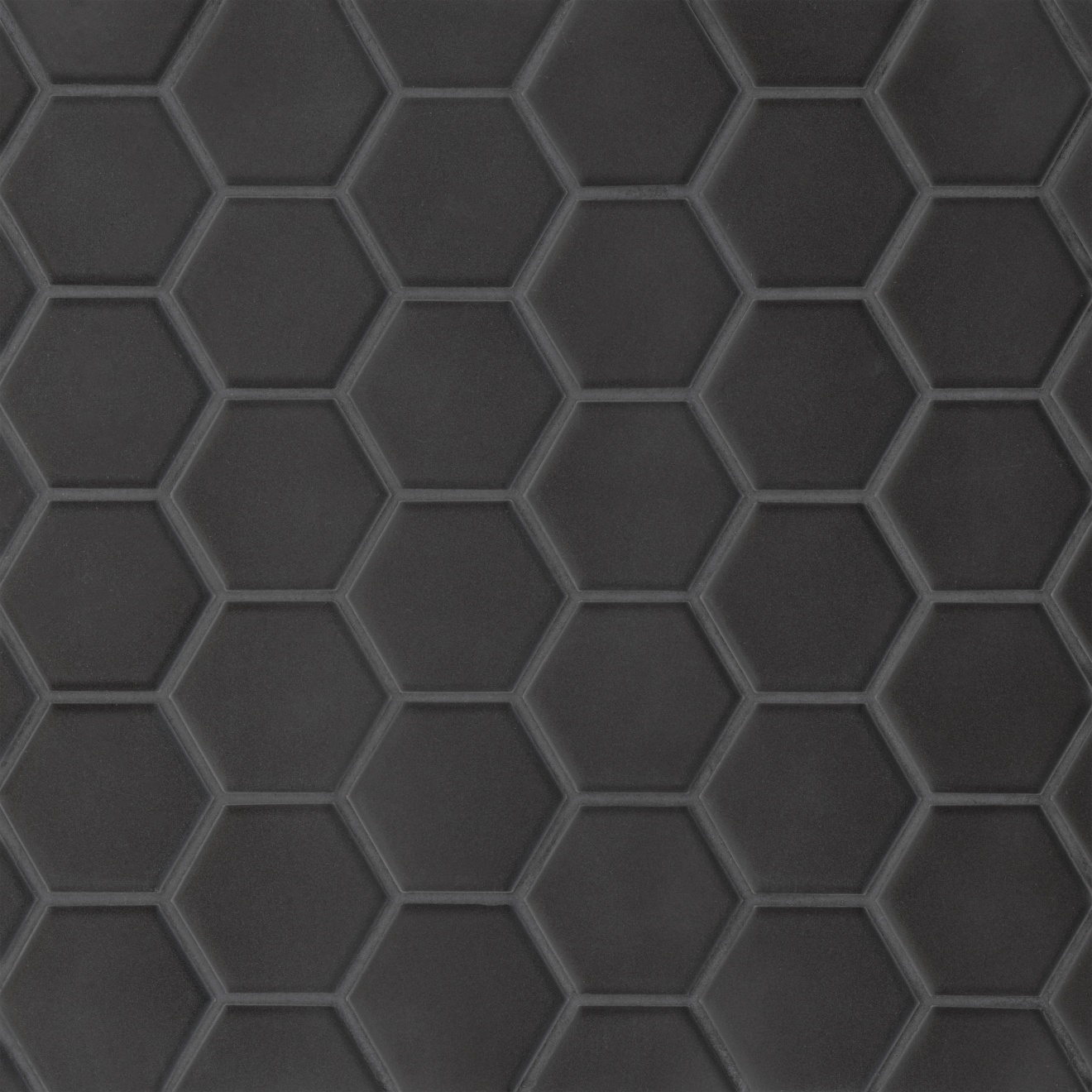 Black hexagon clearance floor tile