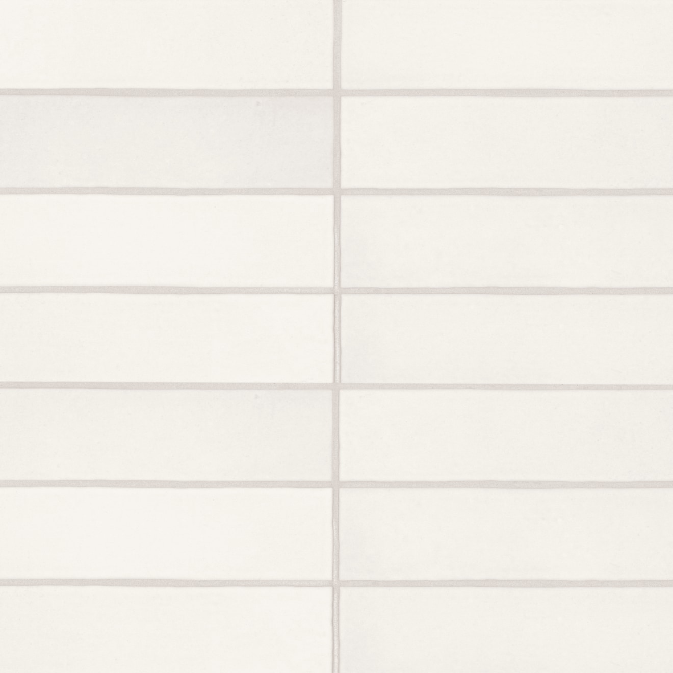 Makoto 2.5 x 10 Matte Ceramic Wall Tile in Shoji White