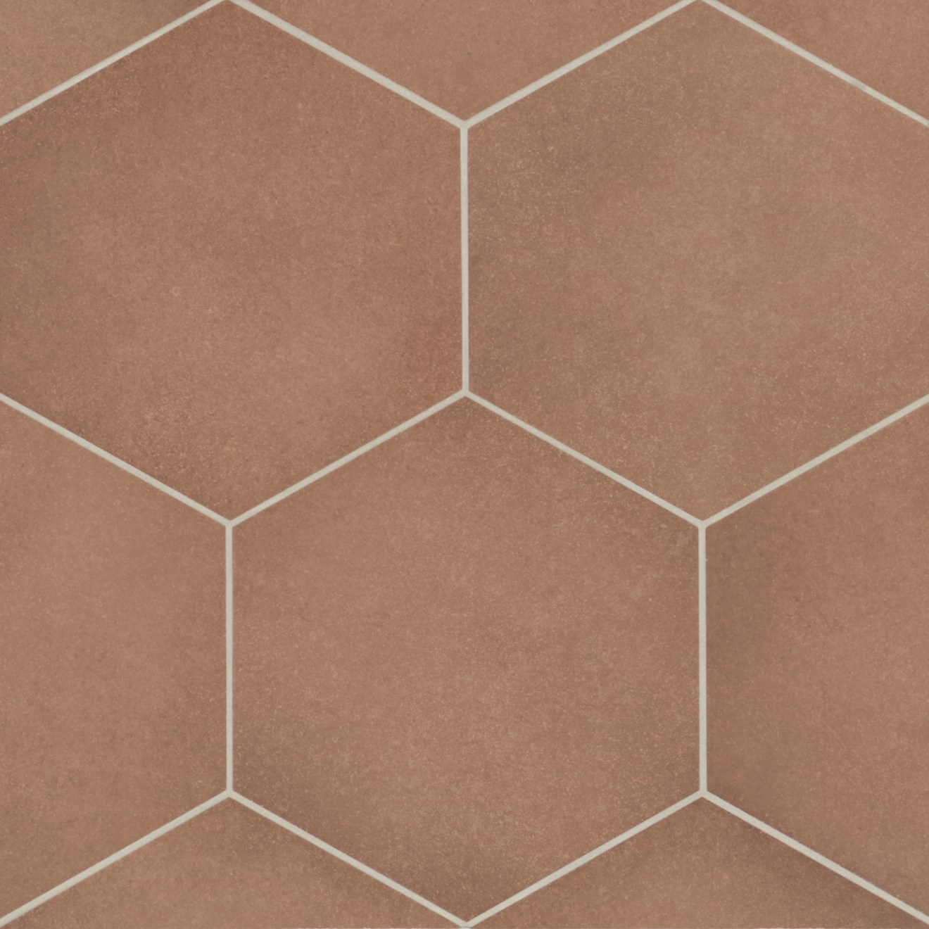 Hexagon terracotta hot sale tile