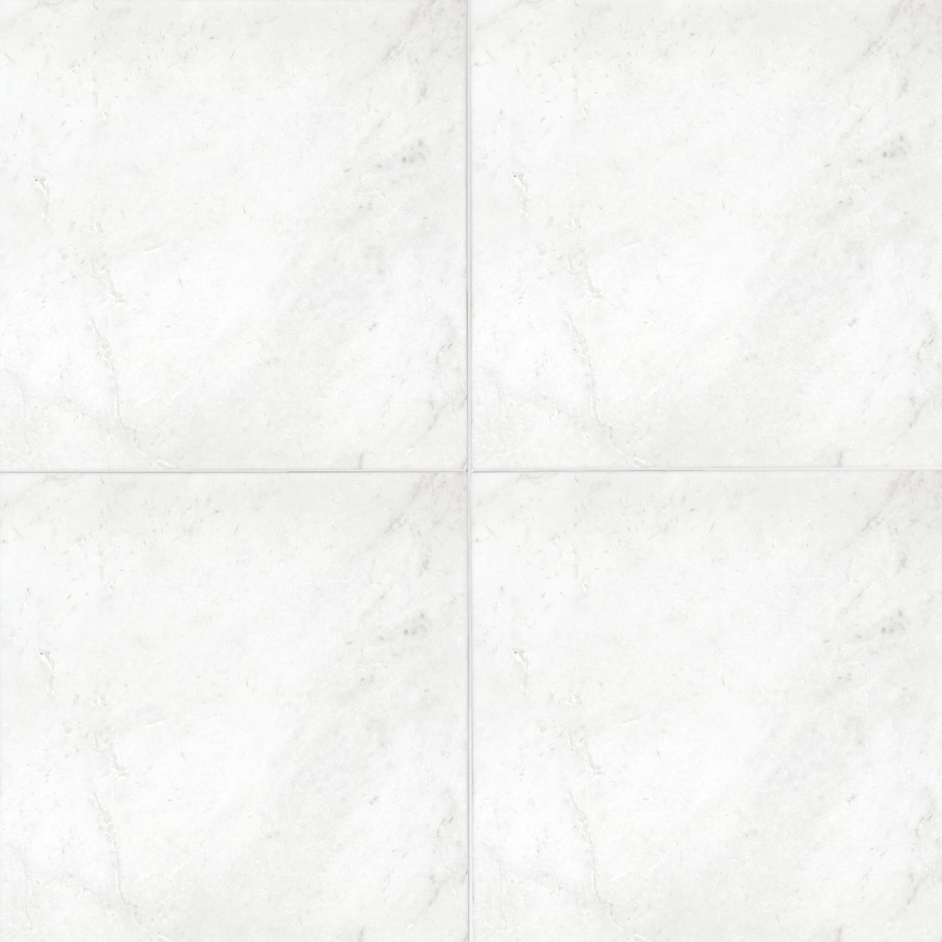 Glorious White 18 x 18 Floor & Wall Tile