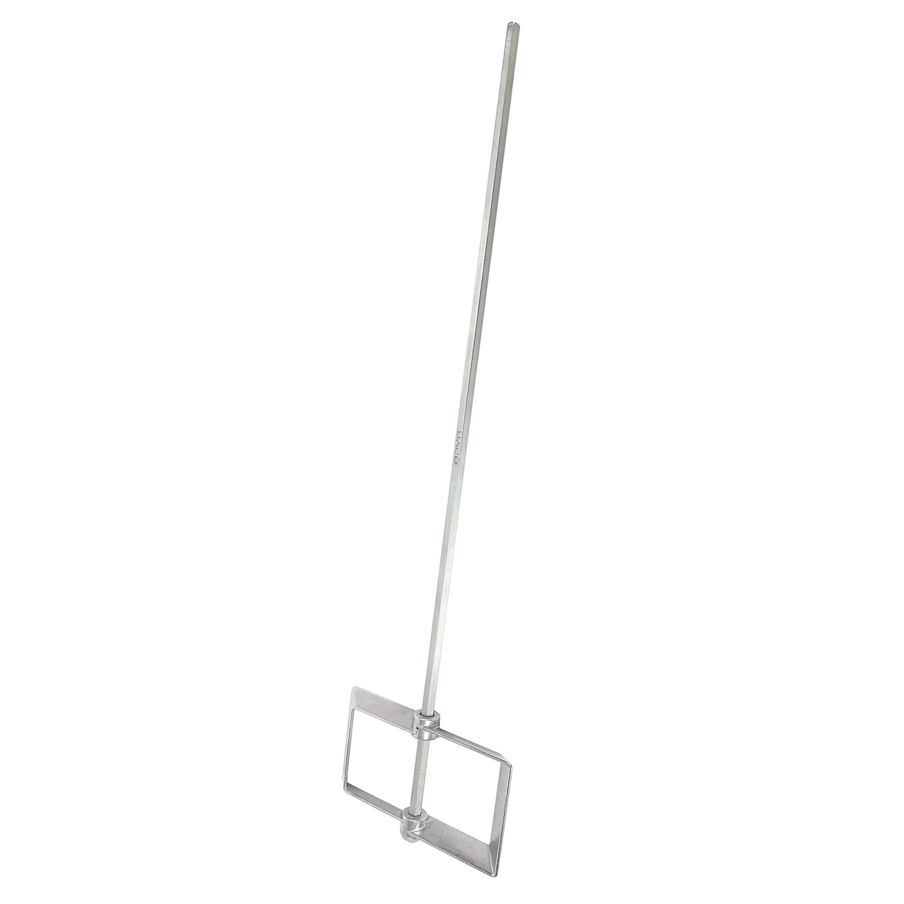 Drywall mud mixing paddle top