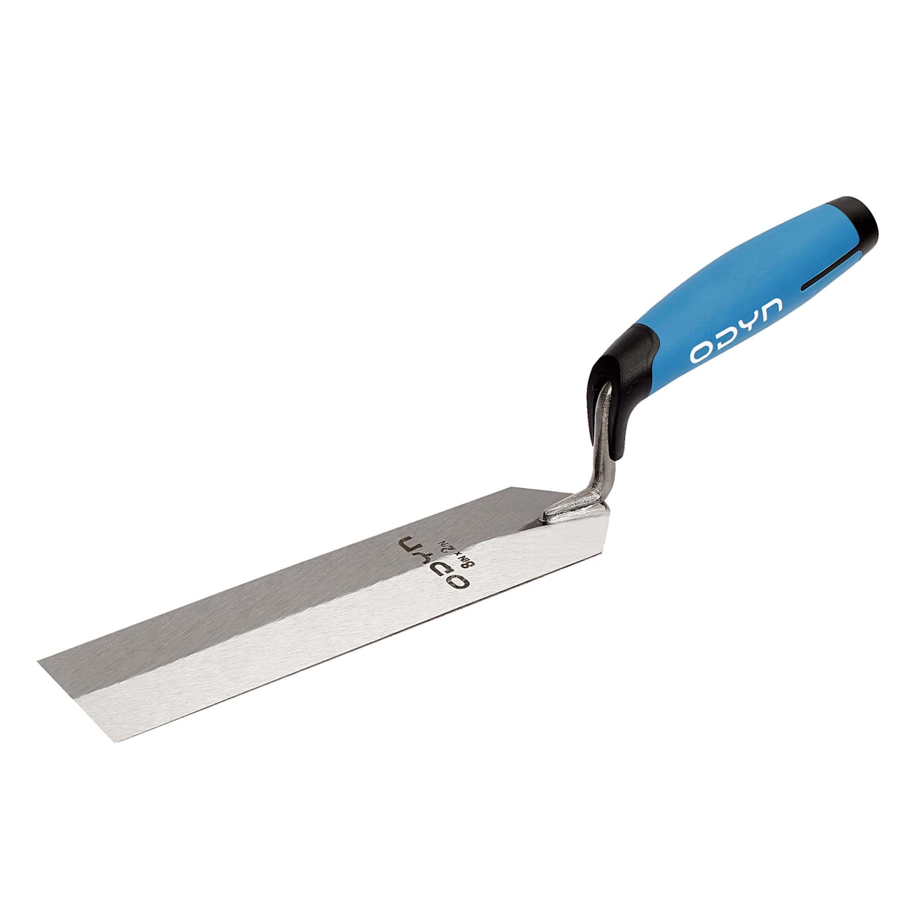 Odyn 8 in. x 2 in. Margin Trowel with Comfort Grip Handle